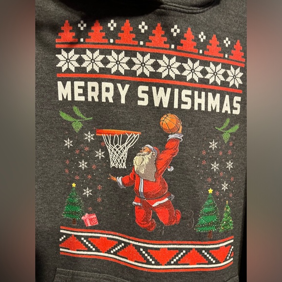Merry Swishmas hoodie - Picture 3 of 5